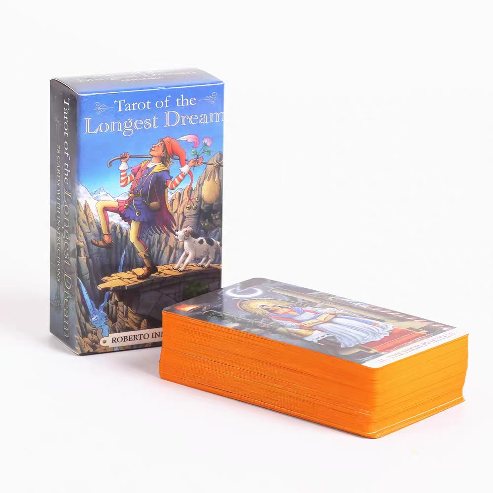 Board Game Of Life - ไพ่ดรีมการ์ด 78 ใบที่ยาวที่สุด พร้อมคู่มือการใช้งาน ไพ่ทาโรต์สไตล์ไรเดอร์ เวท