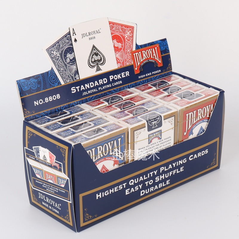 Board Game Of Life - ไพ่โป๊กเกอร์มาตรฐาน JDLROYAL รุ่น 8808 ไพ่กระดาษทนทาน เรียบลื่น