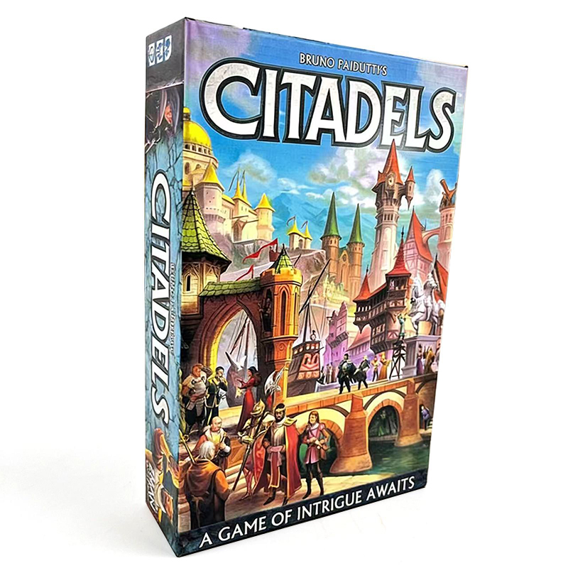 Board Game For 2 People - ฟอร์เทรส รุ่นปรับปรุงใหม่ เกมวางแผนการสร้างเมืองยุคกลางแบบต่อสู้ พร้อมการใช้กลยุทธ์และทรกลับ สำหรับผู้เล่น 2-8