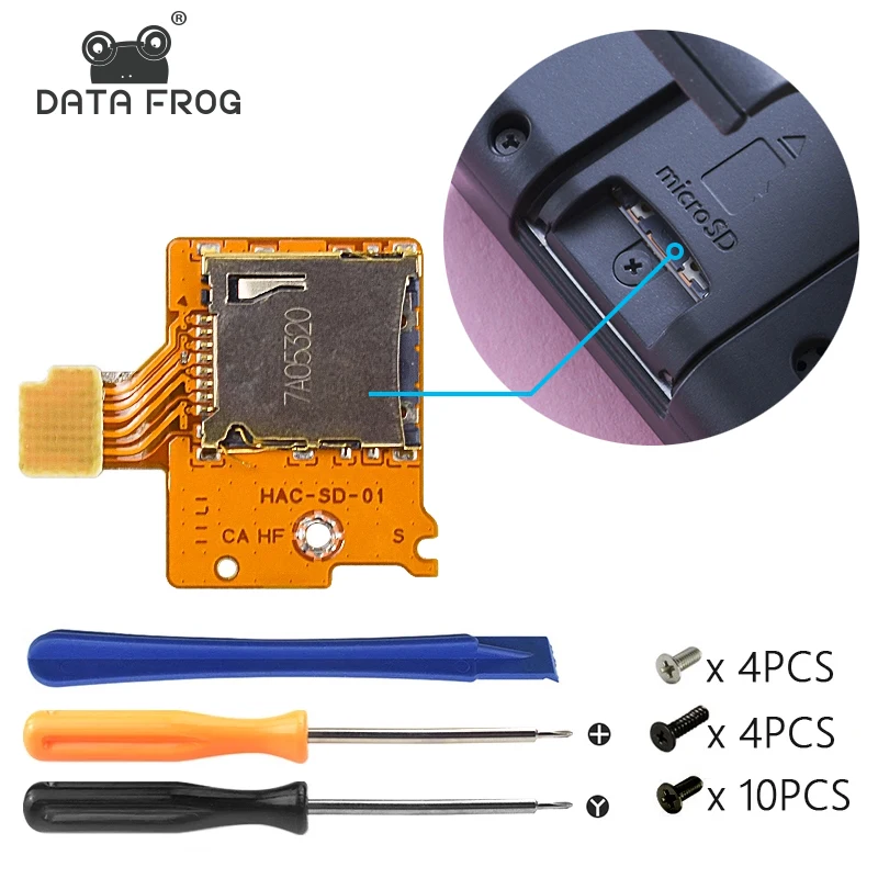 Board Game Nintendo Switch - DATA FROG ช่องเสียบการ์ดไมโคร SD TF แบบเปลี่ยนได้