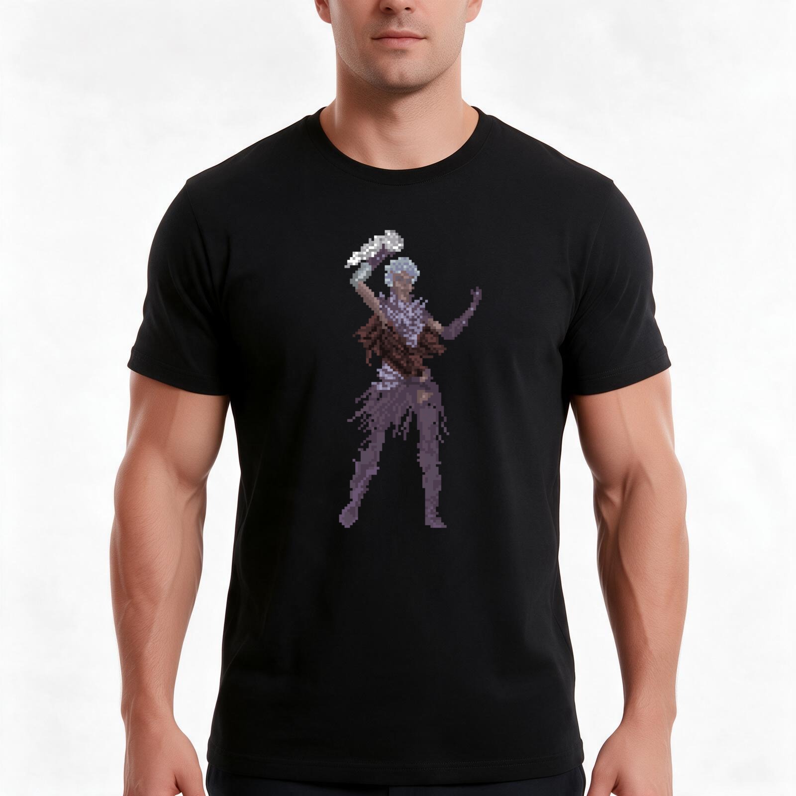 Board Game Inspiration - เสื้อยืดลายกราฟิก Gloomhaven Spellweaver ดีไซน์พิกเซล - แรงบันดาลใจจากเกมกระดาน