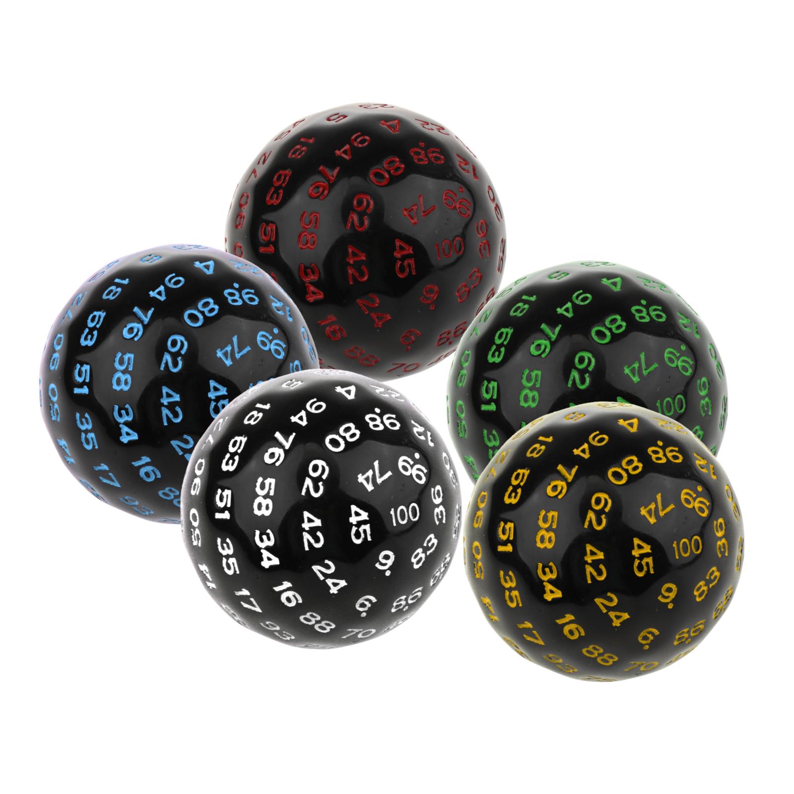 100ด้านอะคริลิค Dices D100ลูกเ - Board Game Roleplay บทวิจารณ์และราคา