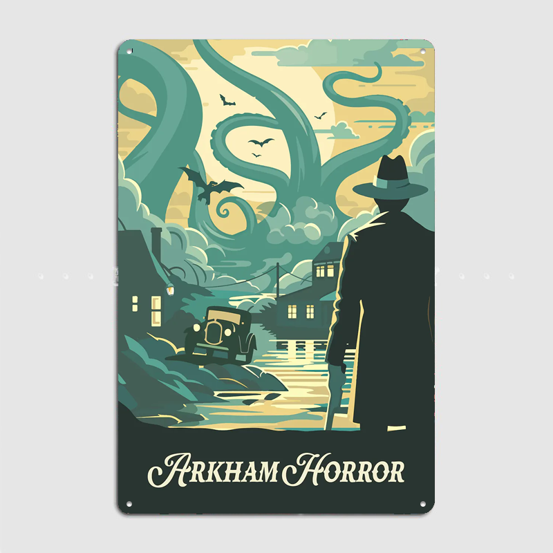 โปสเตอร์เกมกระดาน Arkham Horro - Board Game Horror บทวิจารณ์และราคา