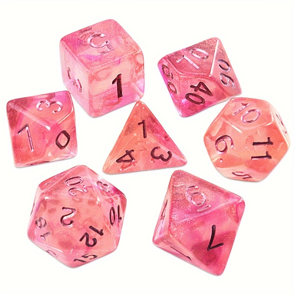 7 ชิ้น ลูกเต๋าหลายเหลี่ยม DND  - Dice Set Polyhedral บทวิจารณ์และราคา