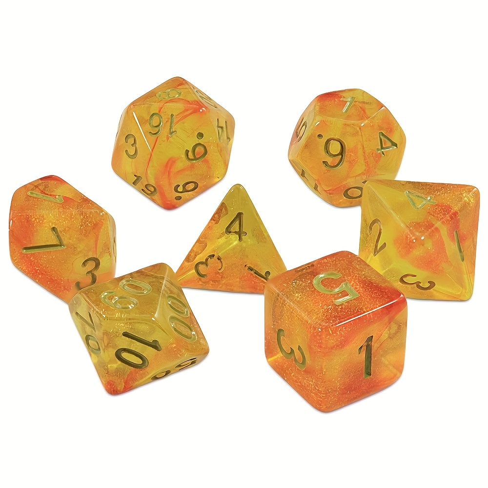 7 ชิ้น ลูกเต๋าหลายเหลี่ยม DND  - Dice Set Polyhedral บทวิจารณ์และราคา