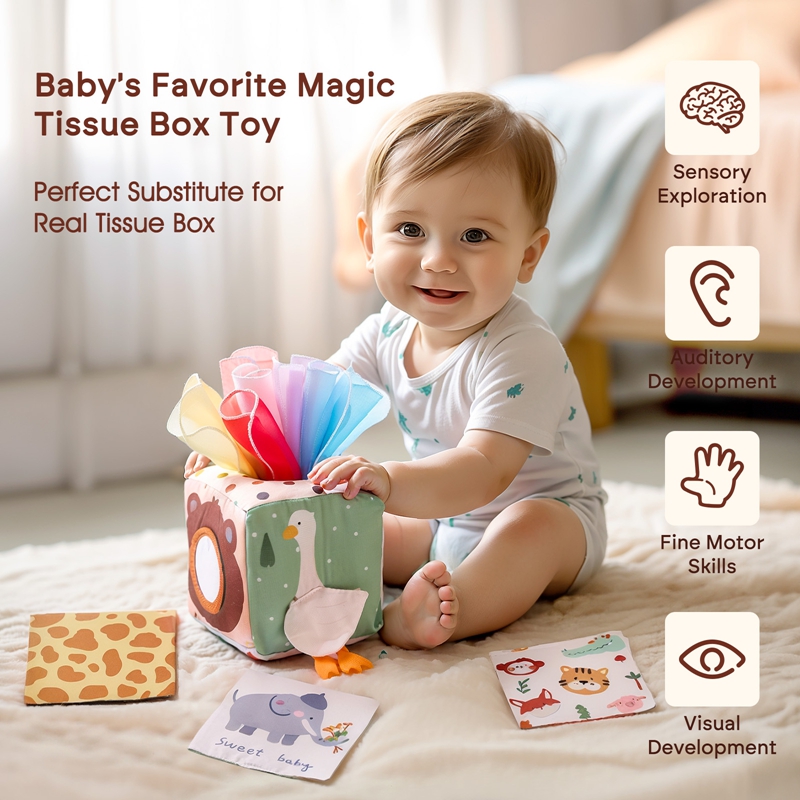 Montessori ของเล่น Magic ผ้าฝ้ - Board Game Box บทวิจารณ์และราคา