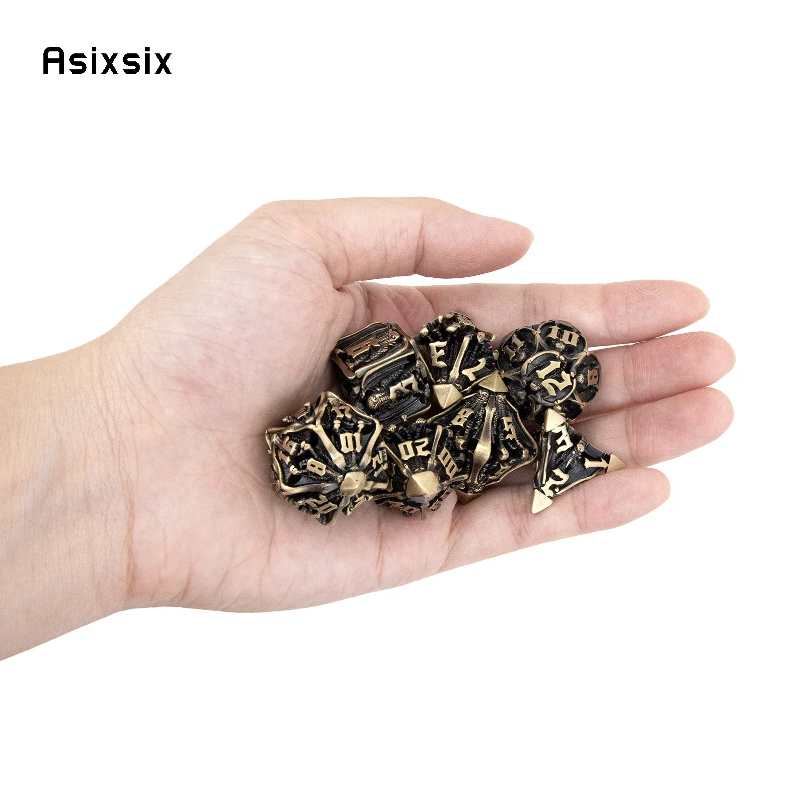 ลูกเต๋าโลหะ เหมาะสำหรับเกม RPG - Dice Set Polyhedral บทวิจารณ์และราคา
