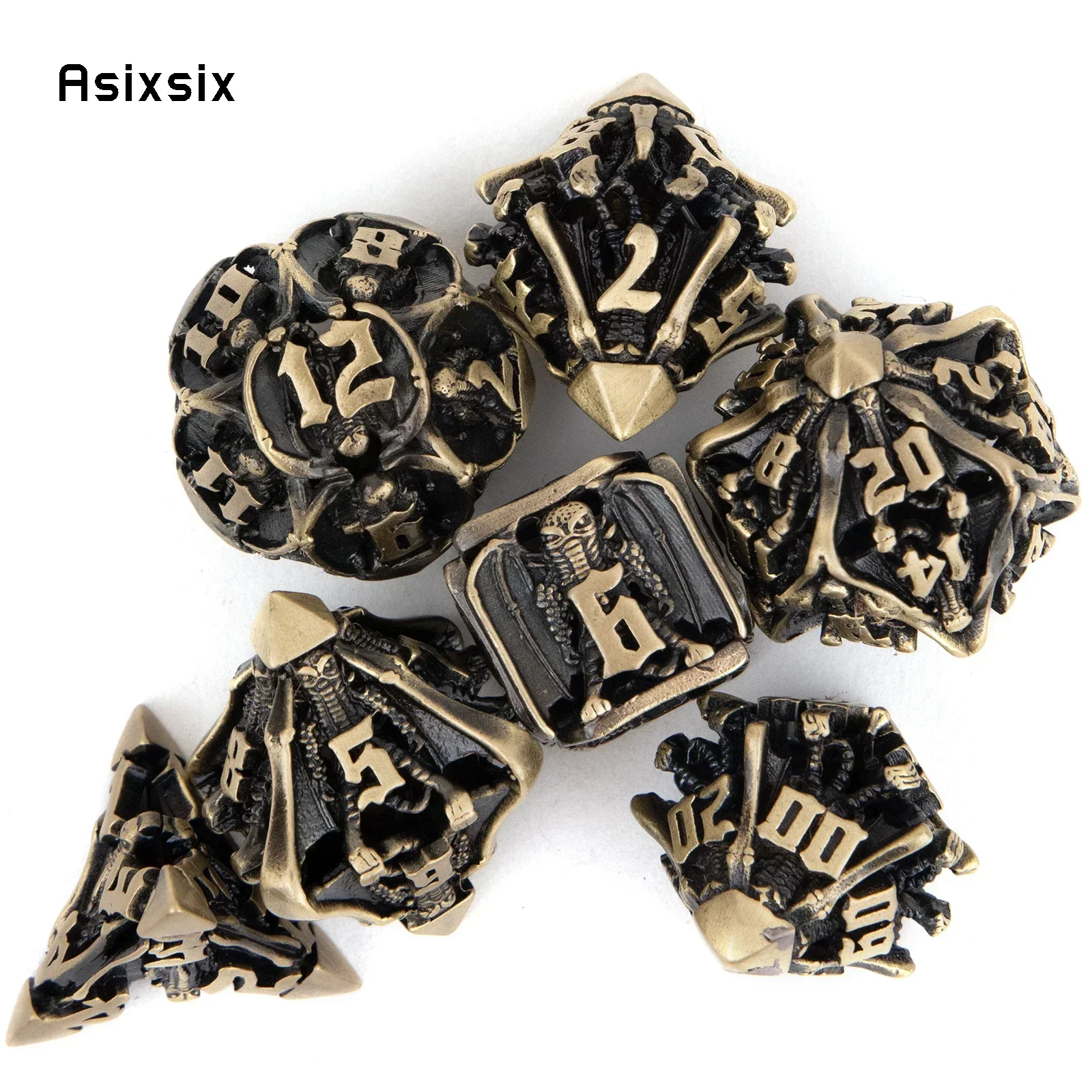 ลูกเต๋าโลหะ เหมาะสำหรับเกม RPG - Dice Set Polyhedral บทวิจารณ์และราคา