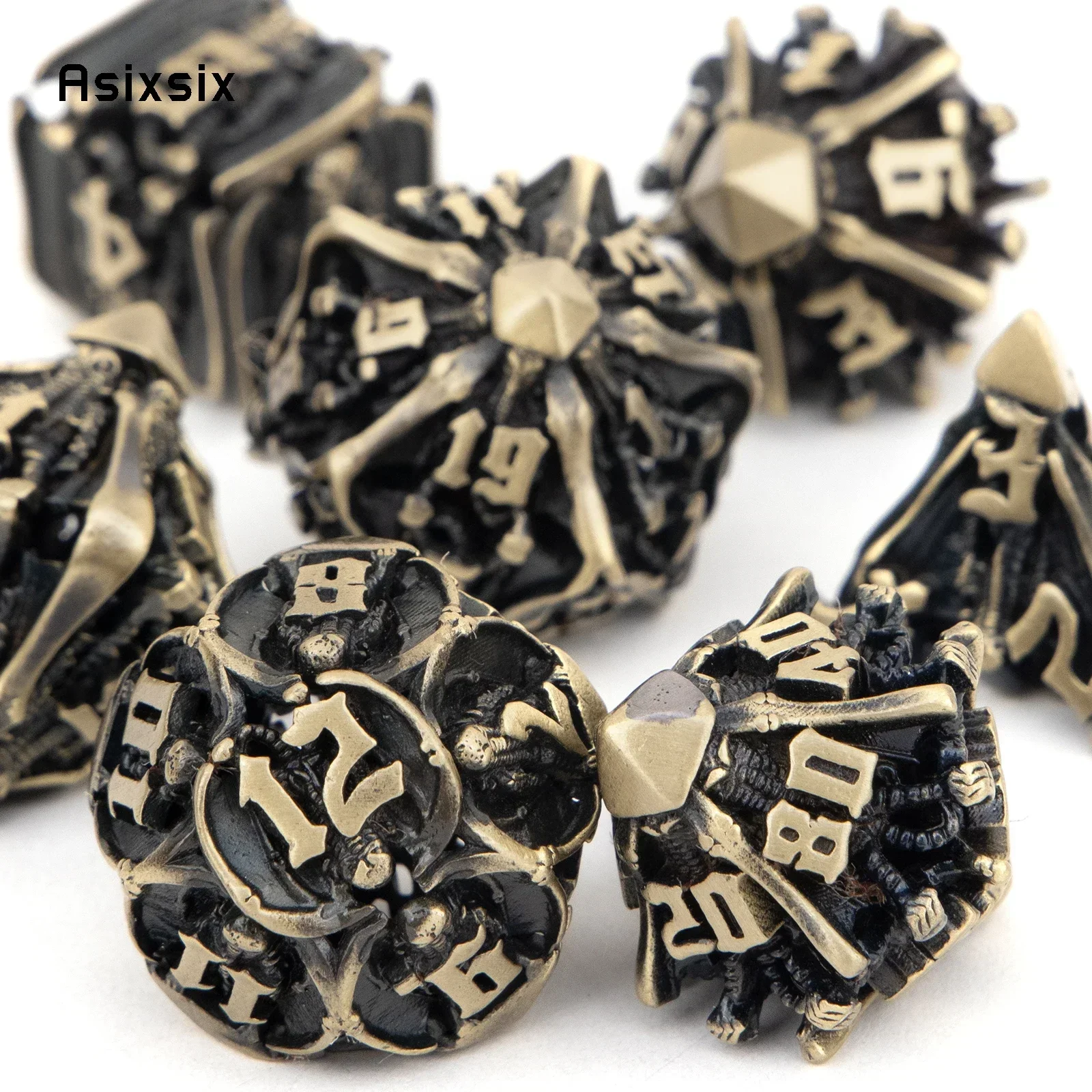 ลูกเต๋าโลหะ เหมาะสำหรับเกม RPG - Dice Set Polyhedral บทวิจารณ์และราคา