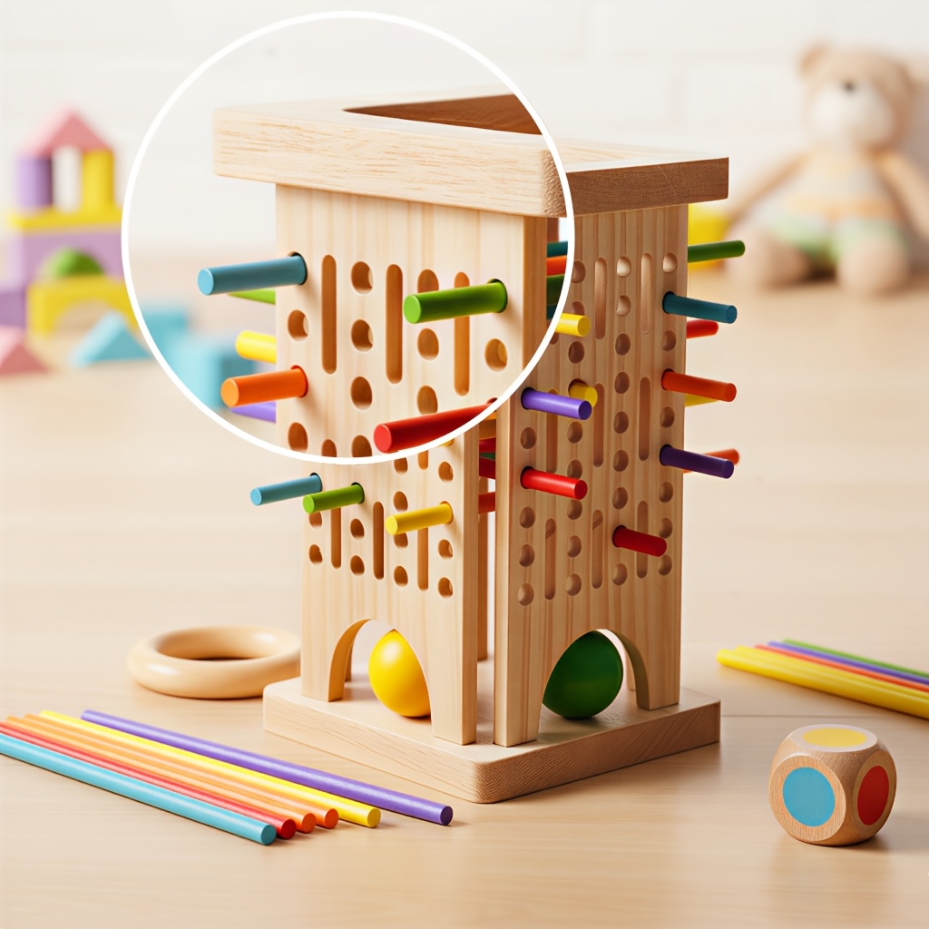 เกมกระดานไม้มอนเตสซอรี่ แท่งไม - Board Game For Kids บทวิจารณ์และราคา