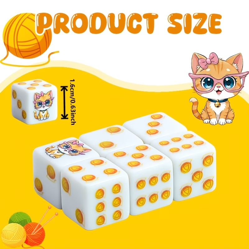 6 ชิ้น ชุดลูกเต๋าโพลีเฮดรัลลาย - Dice Set Polyhedral บทวิจารณ์และราคา