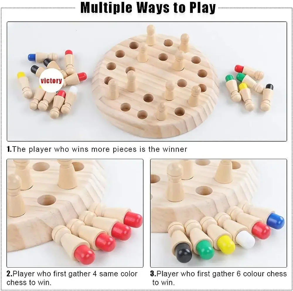 เกมจับคู่ไม้ 1 ชิ้น ของเล่นเสร - Board Game Of Life บทวิจารณ์และราคา
