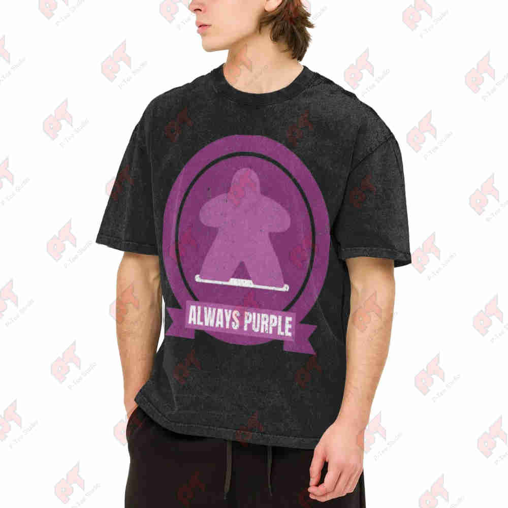 เสื้อยืดผ้าฝ้ายแท้ ลายมีป์สีม่ - Board Game Inspiration บทวิจารณ์และราคา