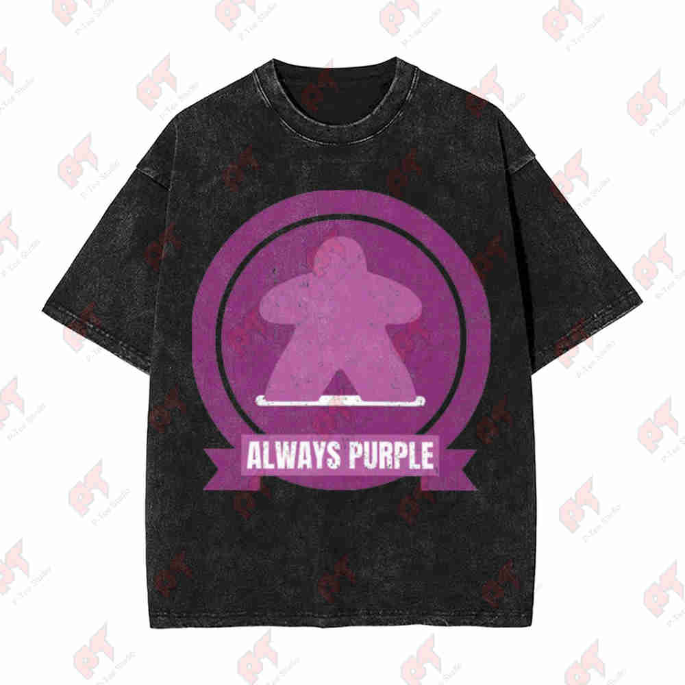 เสื้อยืดผ้าฝ้ายแท้ ลายมีป์สีม่ - Board Game Inspiration บทวิจารณ์และราคา