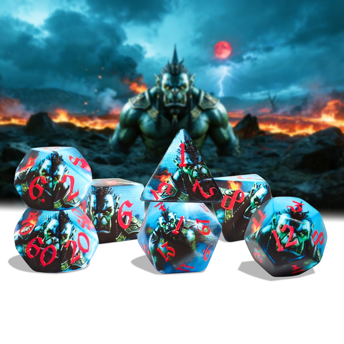 ชุดลูกเต๋า 7 ชิ้นแบบหลายเหลี่ย - Dice Set Polyhedral บทวิจารณ์และราคา