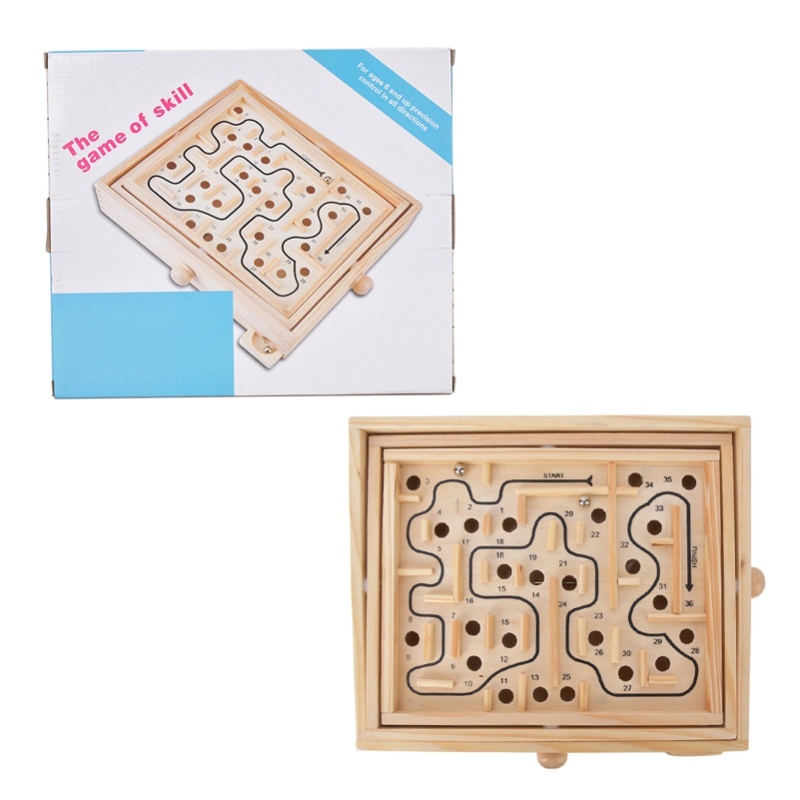 เกมกระดานฝึกสมองแบบเขาวงกตไม้ส - Board Game For Kids บทวิจารณ์และราคา